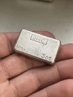 Vintage JMC Johnson Matthey 3oz .999 Poured Silver Bar - No Maple Leaf Stamp