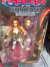 Mattel MOTU Chronicles Teela Action Figure w Sword Alt Head Hands