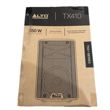ALTO TX410 350W 10" Powered PA Speaker with TWS Bluetooth, 2-Channel Mixer