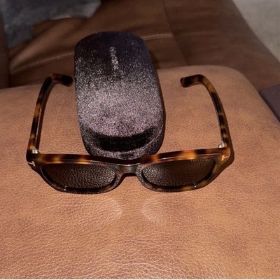 Tom Ford Men's Tortoise Shell 53mm Blonde Havana Sunglasses FT-1276-D-53E-53