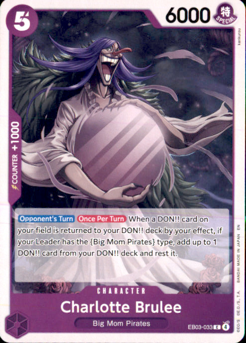 Charlotte Brulee C Extra Booster: One Piece Heroines Edition EB03-033 NM 2026