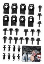 35 PCS Engine Under Cover Splash Shield Guard Body Bolts Screws, Front Bumper