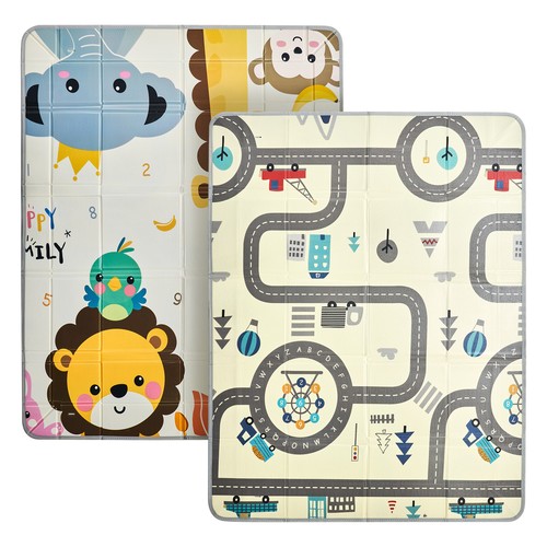 VEVOR Alfombra de Juego Suave para Bebés Gatear y Actividades 1400 x 1800 mm XPE - Imagen 9 de 12