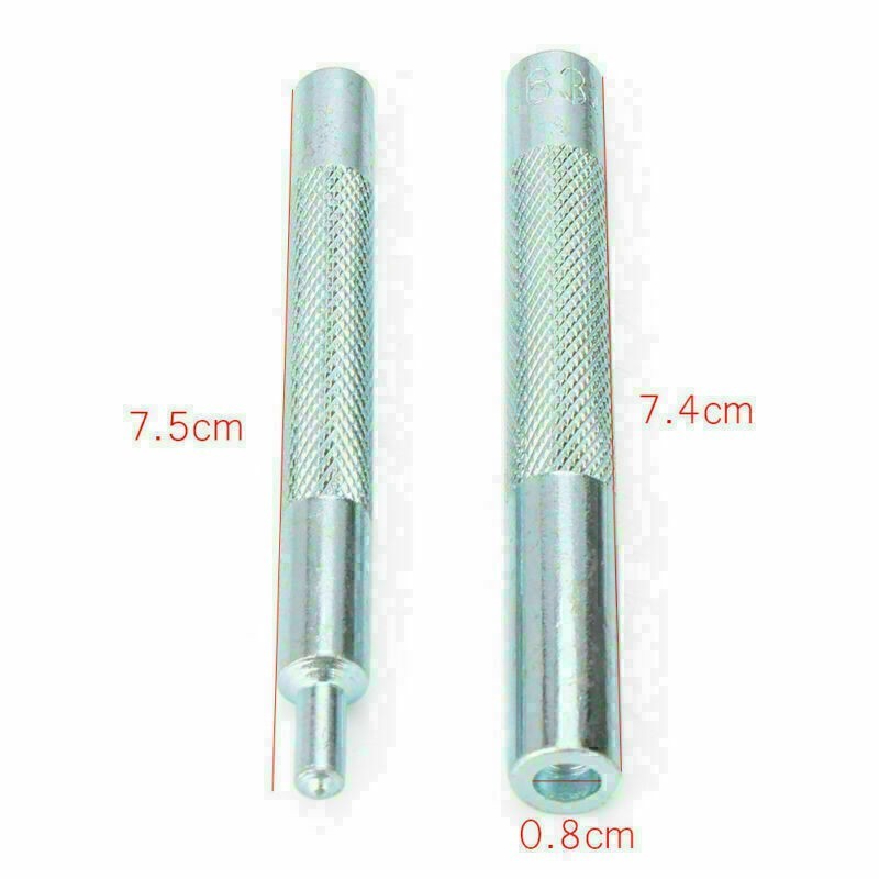 DIY Leather PVC Die Punch Hole Snap Fastener Press Rivet Button Handmade Tool