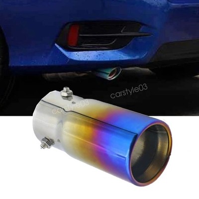 Exhaust Car Muffler Tips Fit 1.5 to 2.7 Inch Exhaust Tail Pipe Chrome Effect