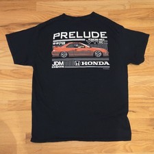 Honda Prelude T-shirt 1995-2001 5th Gen Dohc V-tec Jdm Size Large L Honda Prelude T-shirt 1995-2001 5th Gen Dohc V-tec Jdm Size Large L