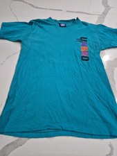 Vintage Umbro Turquoise Unisex Soccer T Shirt Size Adult M Made In USA!