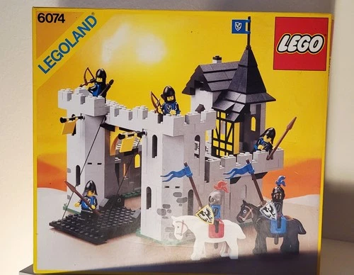 Lego Castle Knights Black Falcon's Fortress 6074 Original Box Only. 80s 90s Vintage