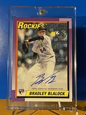2025 Topps Update Bradley Blalock RC 🔥💎 35th Anniversary Auto 90A-BB1 Rockies