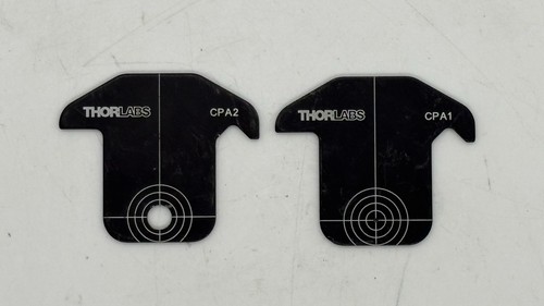 (1 Pair) Thorlabs CPA1 CPA2 Alignment Plates Targets Set for 30 mm Cage Systems