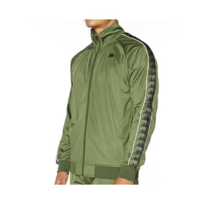 Kappa Track Jacket Small Slim Fit 222 Banda Annistonu Green Soccer European 