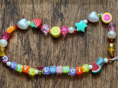 New LIVE LACROIX Bubbly Sparkling Water Drink Promo BEADED FRIENDSHIP BRACELET