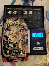 EXTREMELY HEAVY! 22.41g Ascended Heroes Pokemon TCG Booster (SEALED)
