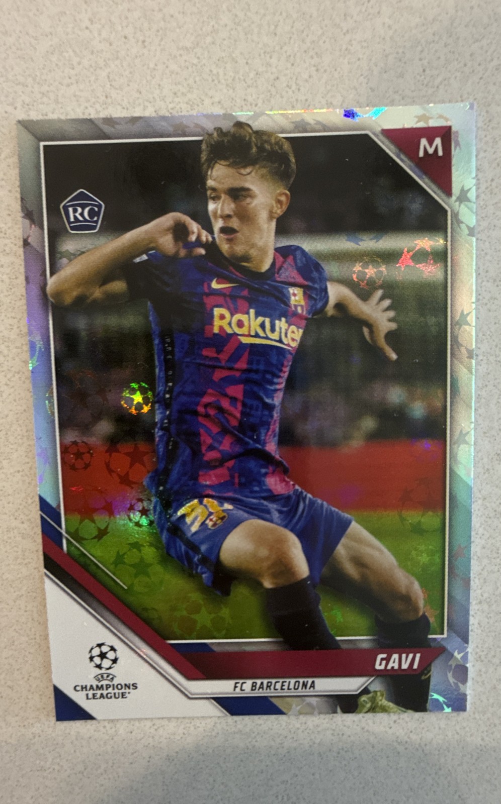 Gavi #50 Soccer Cards 2021 Topps UEFA Champions League trading card — raw and PSA graded price guide