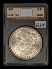 1902 $1 Morgan Silver Dollar - Slab - SKU-X6699