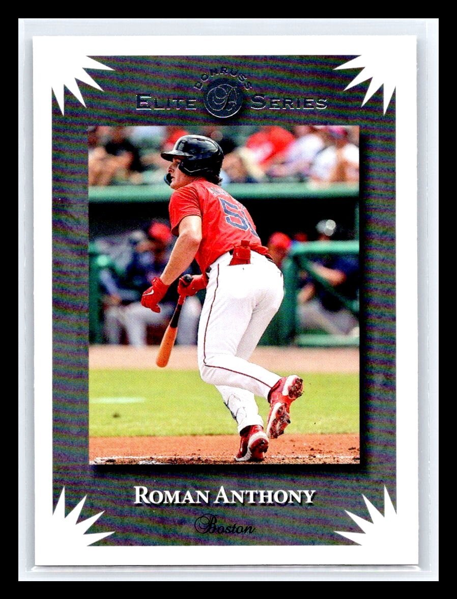 Roman Anthony #11 Baseball Cards 2025 Panini Donruss Elite Series trading card — raw and PSA graded price guide