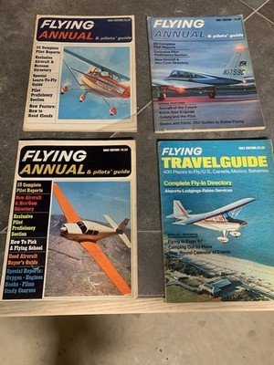 Vintage Flying Annual magazines 1966-1968
