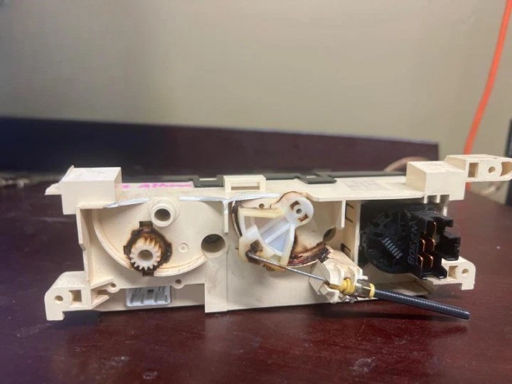 2002-2004 Nissan Altima AC Heater Climate Control manual temperature OEM Foto 2 de 4