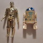 Vintage Original Star Wars Complete Figure Lot R2-D2 C3P0 Droid 1977