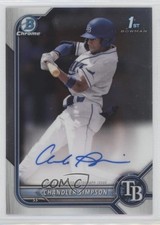 2022 Bowman Draft Chrome Draft Pick Auto Chandler Simpson #CDA-CSN