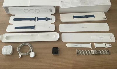 APPLE WATCH SERIES 2 EDITION SILVER ALUMINUM/LIMITED USE 100% GREAT CONDITION