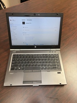 HP EliteBook 8470w Laptop 14''core i5 3320M 2.6GHz 8GB RAM 120GB SSD Win 11 Wifi