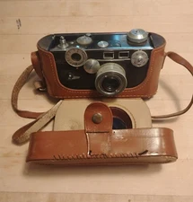 Argus Rangefinder Coated Cintar Camera F3.5 50mm w Leather Case - AS-IS UNTESTED