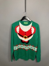 CHRISTMAS Jumper - Size Medium - Green - Great Condition - Men  s
