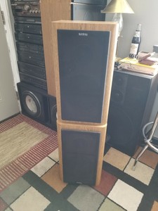 vintage infinity bookshelf speakers
