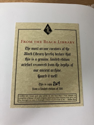 Warhammer Liber Chaotica #4 Tzeentch Limited Edition Vintage Collectable Book - Picture 5 of 18
