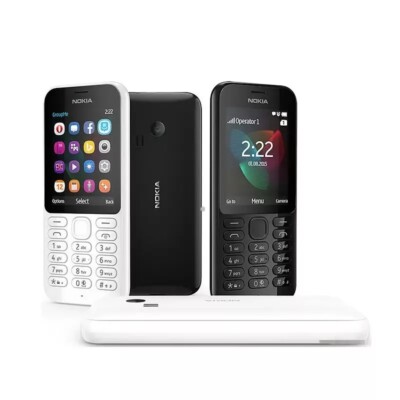 Original Nokia 222 Single/Dual SIM Mobile Phone