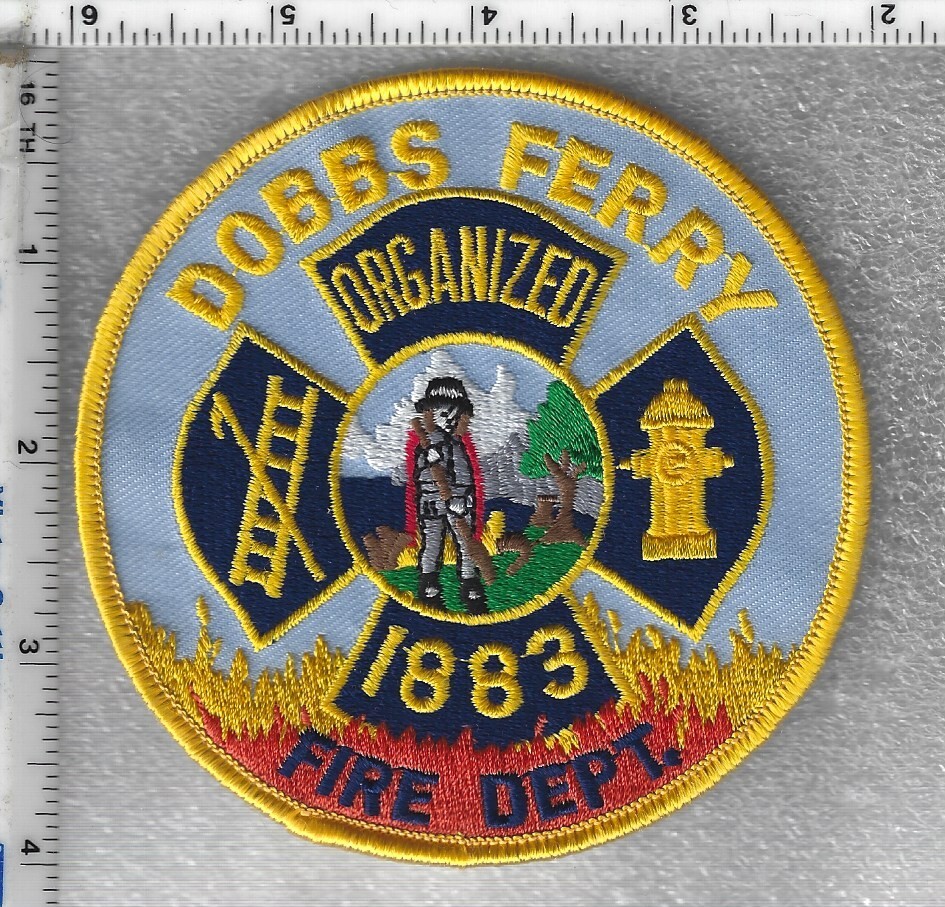 Dobbs Ferry Fire Department (New York) Shoulder Patch eBay