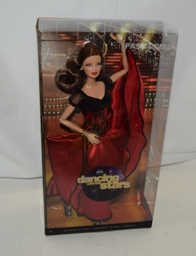 NRFB Dancing With the Stars Paso Doble Barbie PINK Label Brand New Sealed  2011