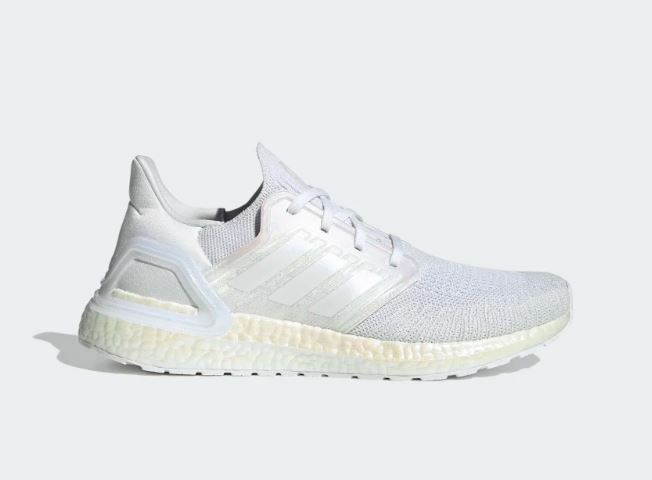 Adidas UltraBOOST 20 White Iridescent running Shoes Mens  display picture 2