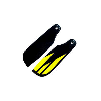 SAB Carbon Fiber Tail Blades 72mm Yellow