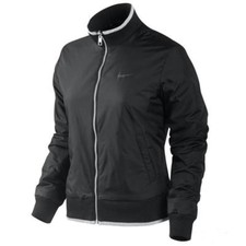 Nike Black Grey Ladies Reversible Flc/taff Jacket Atlethic Dept Rrp £65 At £35
