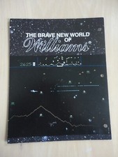 Defender Arcade Flyer Williams 6 Page Fold Out Original Brochure