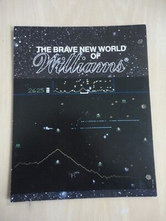 Defender Arcade Flyer Williams 6 Page Fold Out Original Brochure