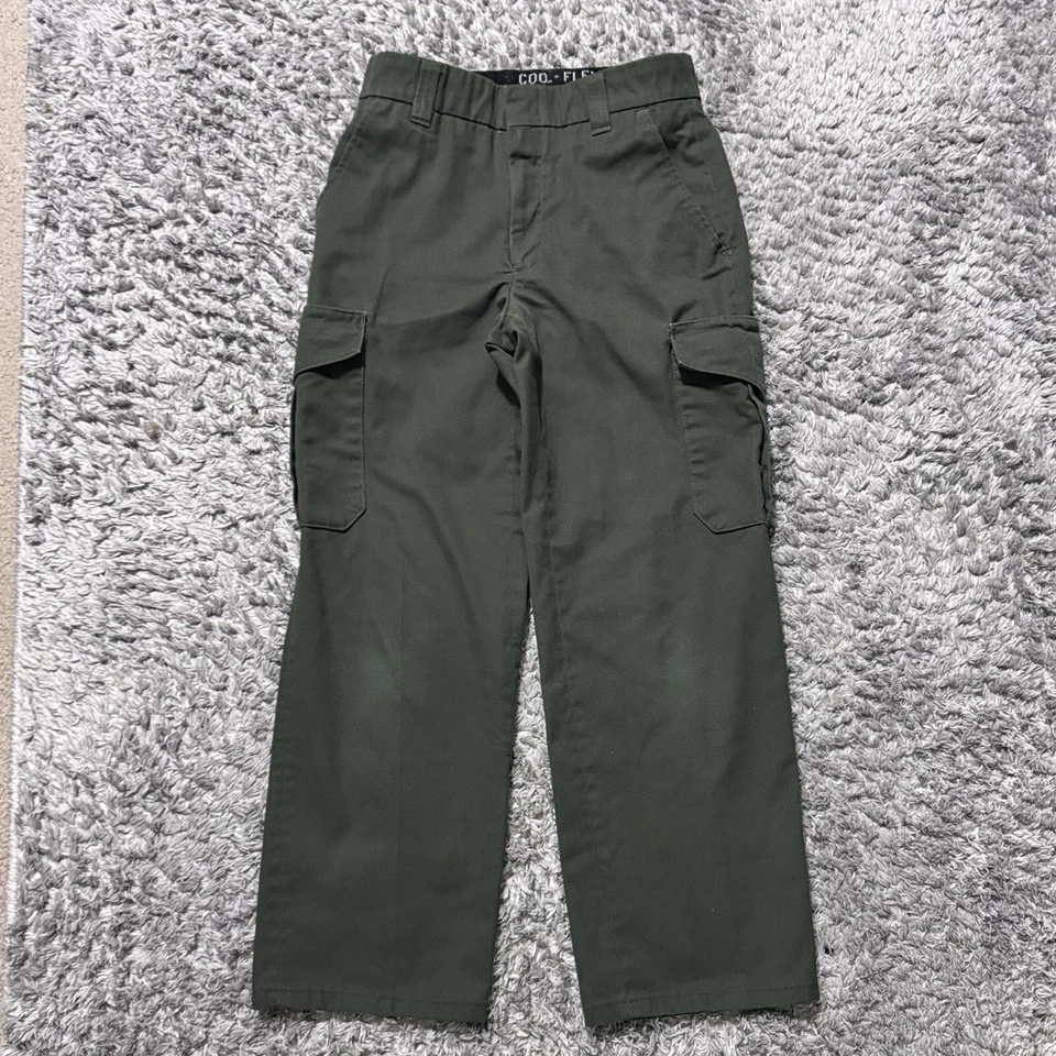 Horace маленький классный гибкий грузовой брюки размер 29 x 27 открытый зеленый оливковый винтажный низ - Изображение 2 из 4