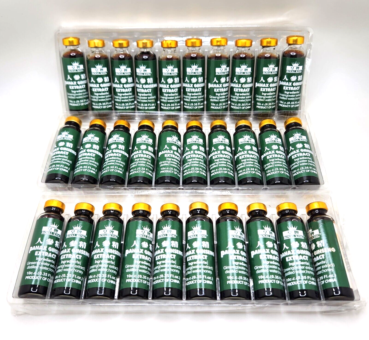Red Panax Ginseng Extract Liquid(30x10ml bottle/Box) Extra Strength,Natural  Herb