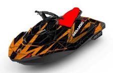 SEADOO SPARK trixx GRAPHIC KIT wraps 2up + 3up Jet Ski SEA DOO Decal stripes
