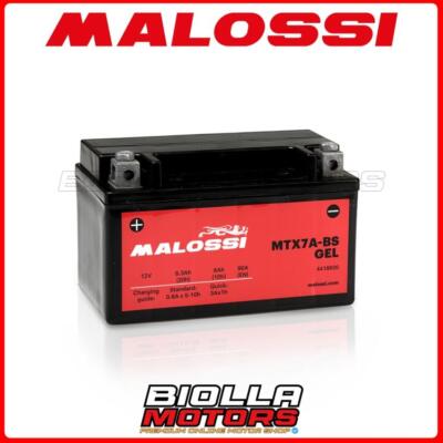 MTX7A-BS MALOSSI GEL BATTERY KYMCO New Sento 50i 50 2015 YTX7A-BS 4418920