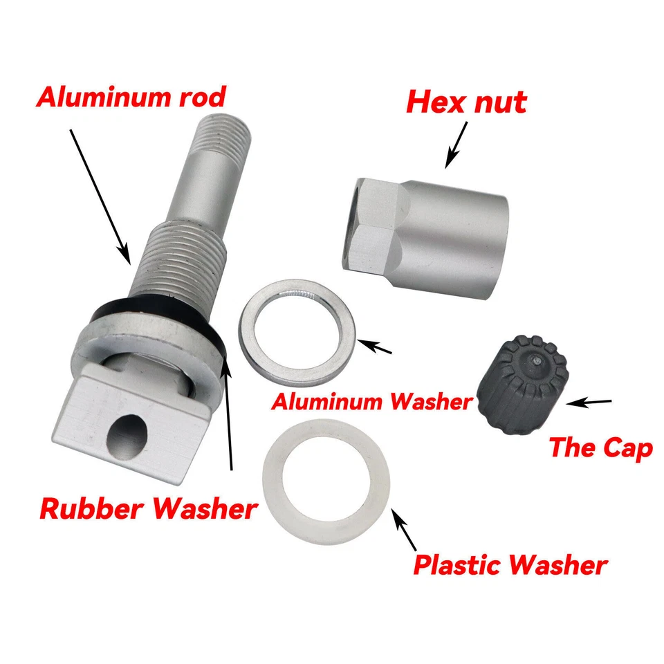 Kit de reparación de válvula sensor TPMS eficaz para Jaguar para Land Rover (juego de 4) Foto 4 de 4