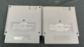 1985 NINTENDO NES CARTRIDGE  (2) BLADES OF STEEL DOUBLE DRIBBLE UNTESTED AA 9622