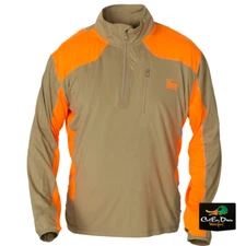 NEW BANDED GEAR UPLAND TECH STALKER QUARTER 1/4 ZIP BLAZE LONG SLEEVE PULLOVER