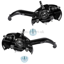 Pair Front Steering Knuckle+Wheel Hub Bearing for 08-12 Honda Accord 09-14 Acura