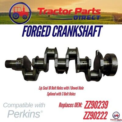 FORGED CRANKSHAFT comp w Perkins® 1104C-44/T 1104D-44T REPLC FORGED CRANKSHAFT comp w Perkins® 1104C-44/T 1104D-44T REPLC