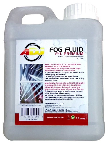 Smoke Fog Juice Liquid Fluid Universal Fit For Water Based Fog Machines 1 Litre - Picture 8 of 15