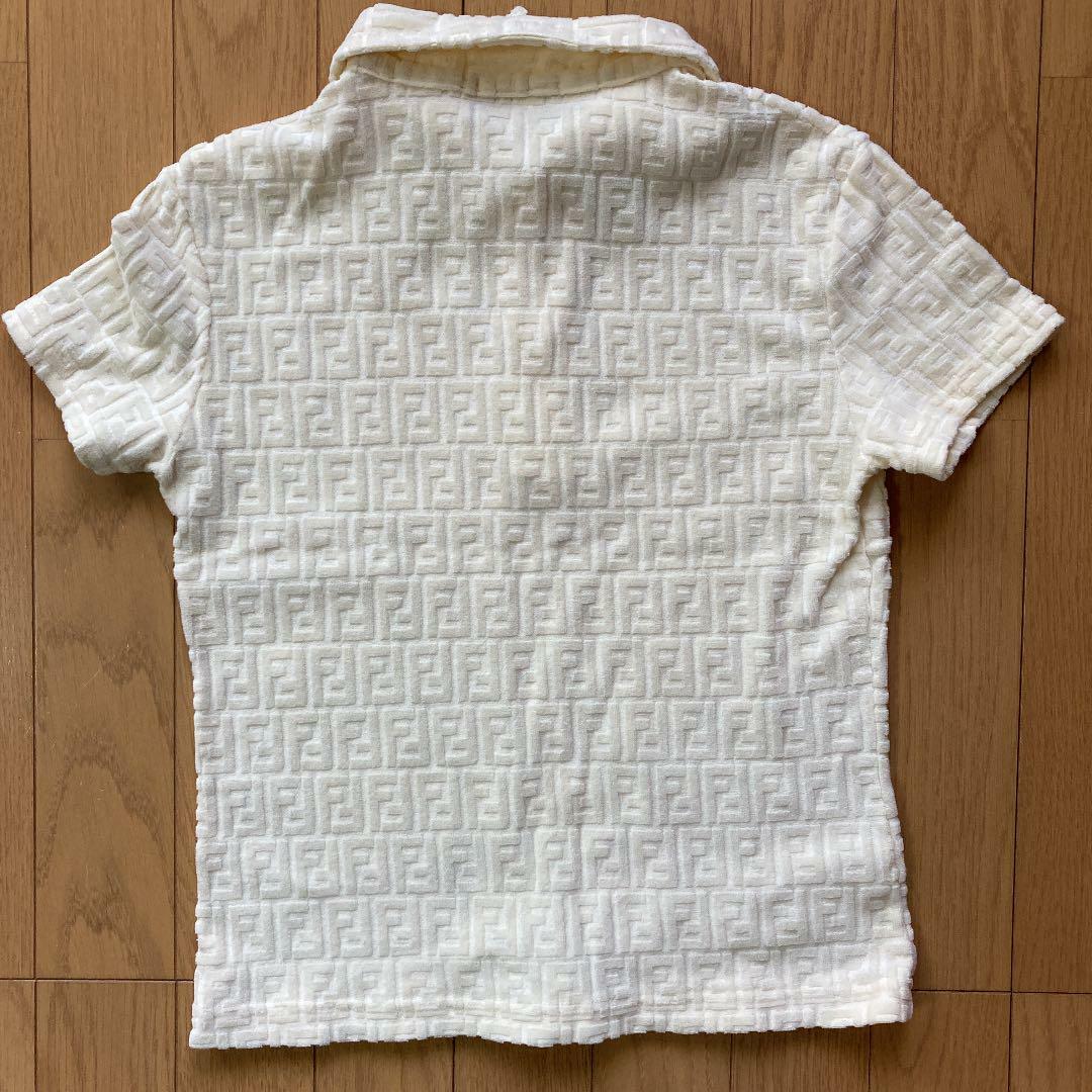 Authentic Fendi Vintage Zucca FF Logo Short Sleeve Polo Authentic Fendi Vintage Zucca FF Logo Short Sleeve Polo
