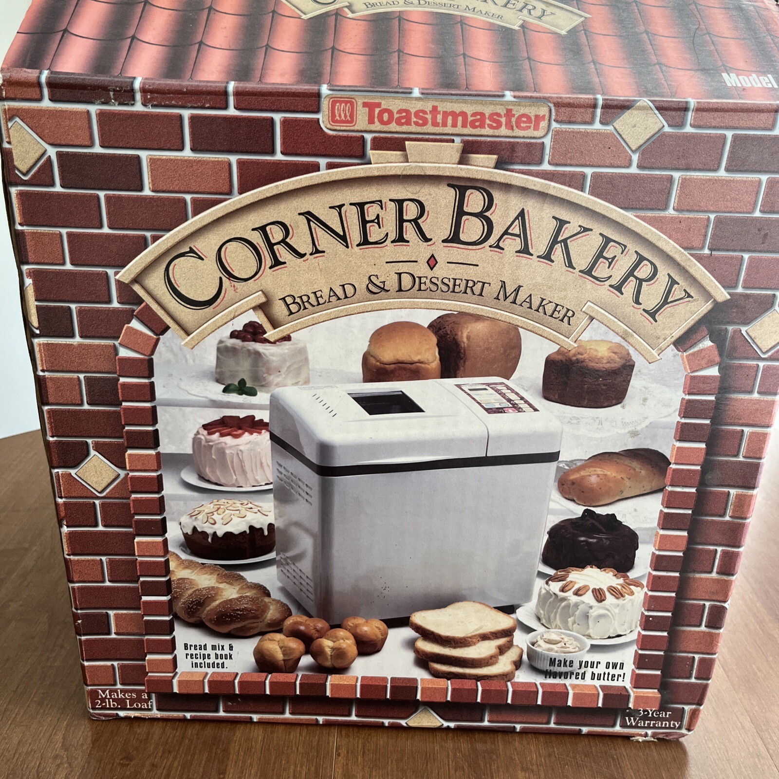Toastmaster Corner Bakery Bread & Dessert Maker Machine Model 1183x (NIB) eBay